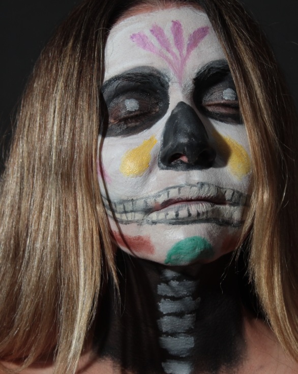 sugar skull face paint